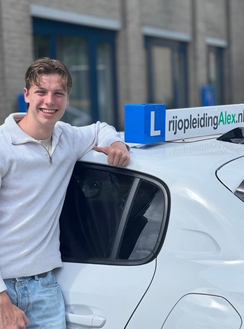 Geslaagde leerling van Rijopleiding Alex 2